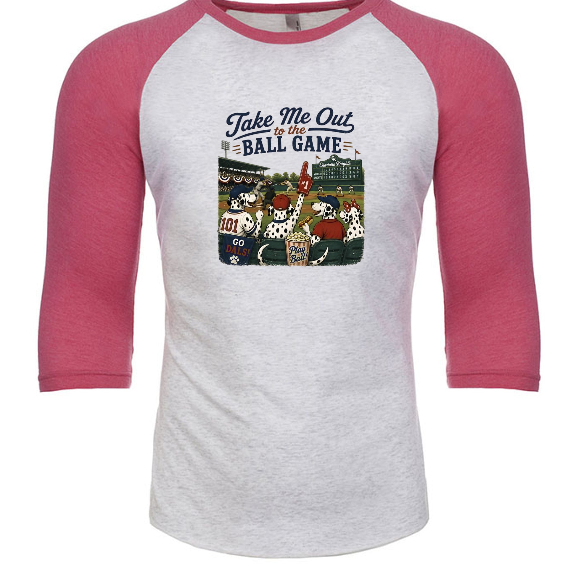 Vintage Pink/ Heather White - 6051 - FRONT