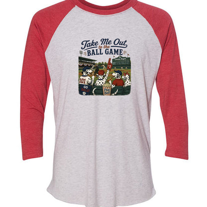 Vintage Red/ Heather White - 6051 - FRONT