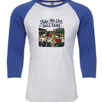 Vintage Royal/ Heather White - 6051 - FRONT