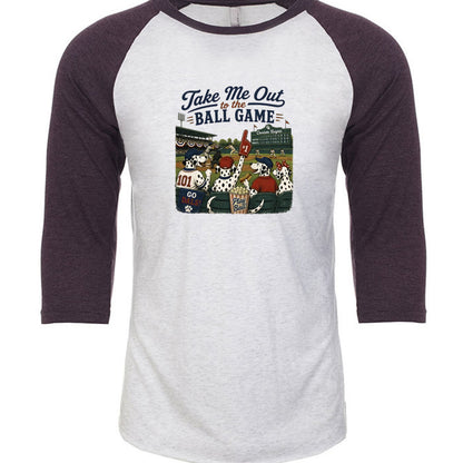 Vintage Purple/ Heather White - 6051 - FRONT