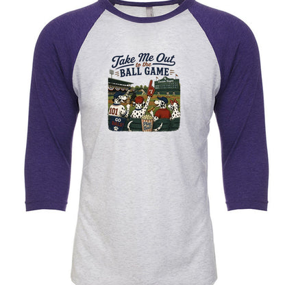 Purple Rush/ Heather White - 6051 - FRONT