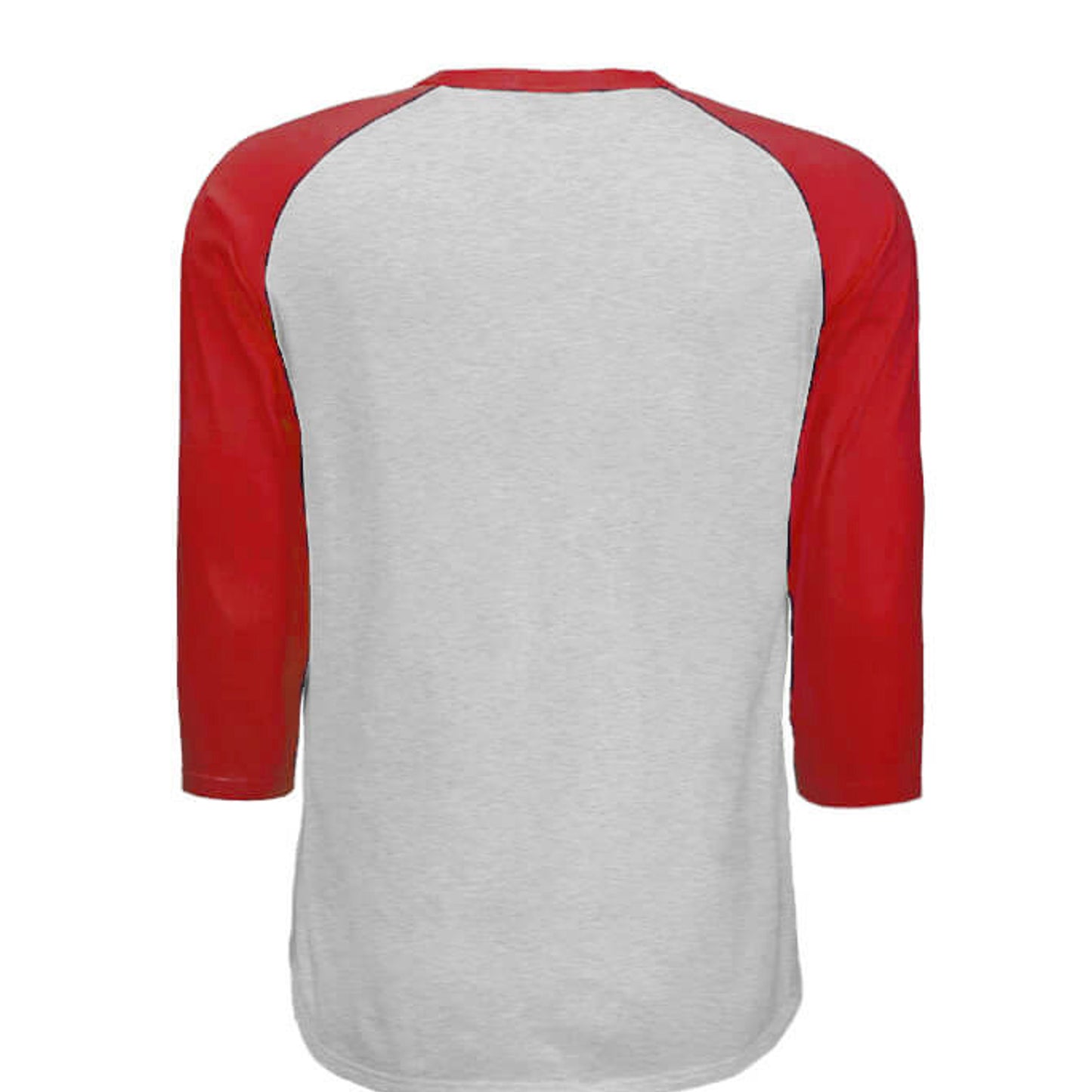 HEATHER GREY / RED - T200 - BACK