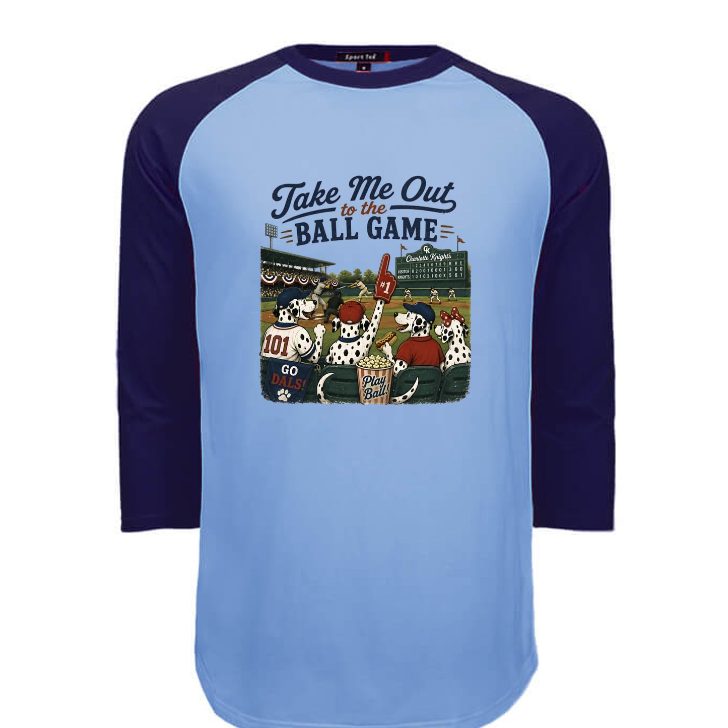 CAROLINA BLUE / NAVY - T200 - FRONT
