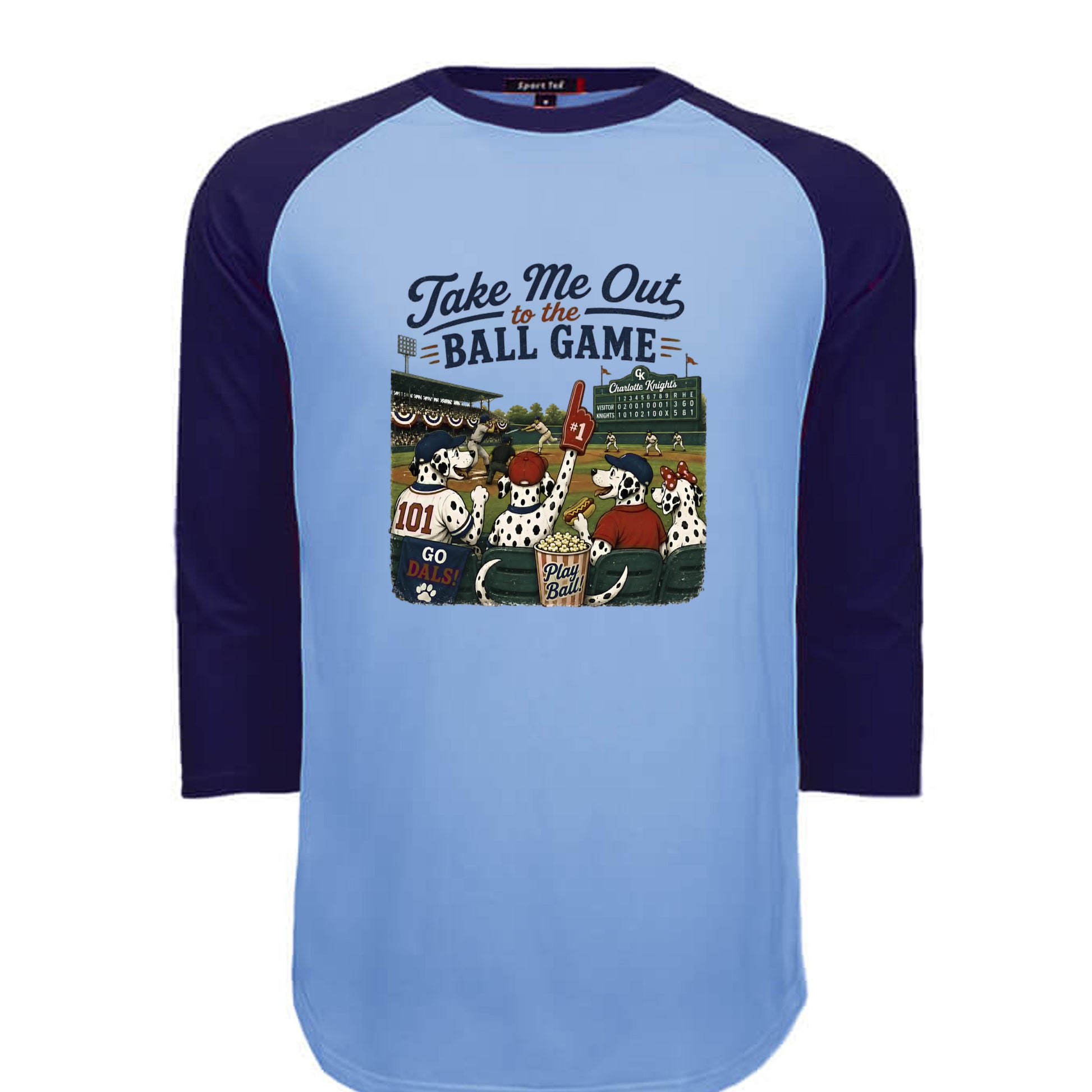 CAROLINA BLUE / NAVY - T200 - FRONT