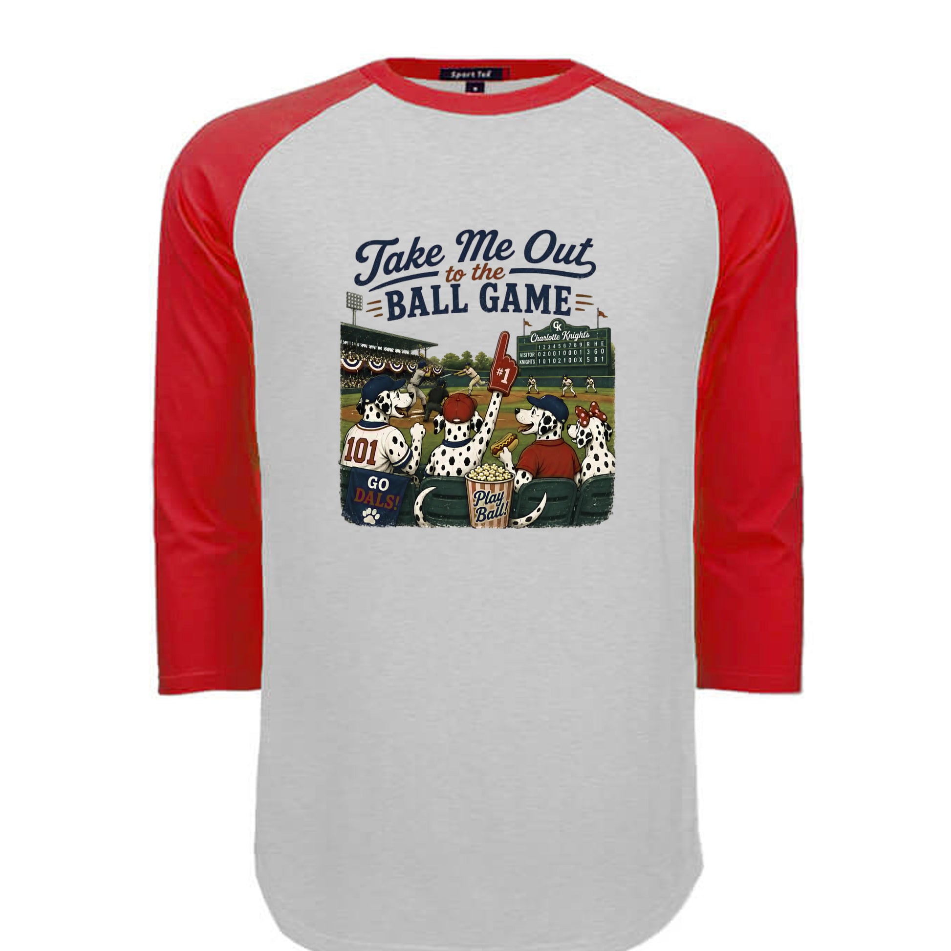 HEATHER GREY / RED - T200 - FRONT