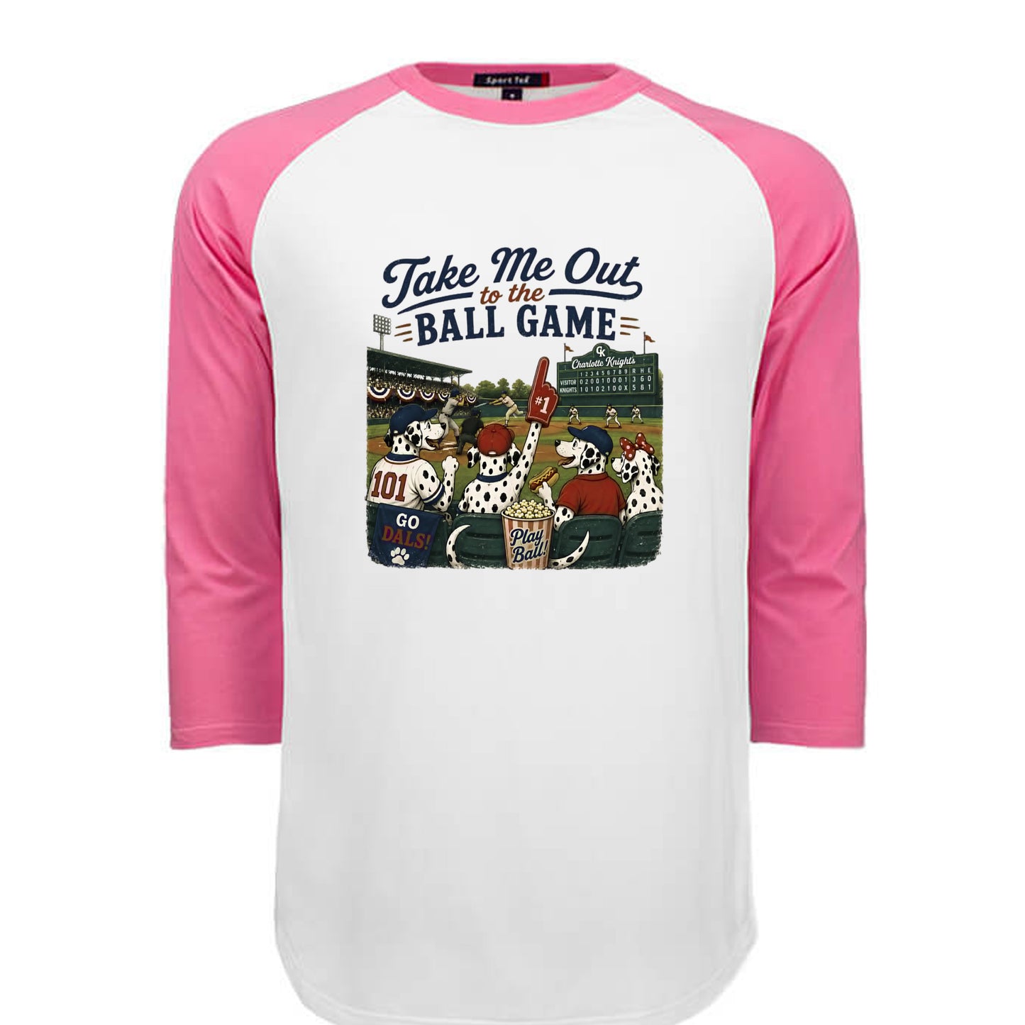 WHITE / BRIGHT PINK - T200 - FRONT