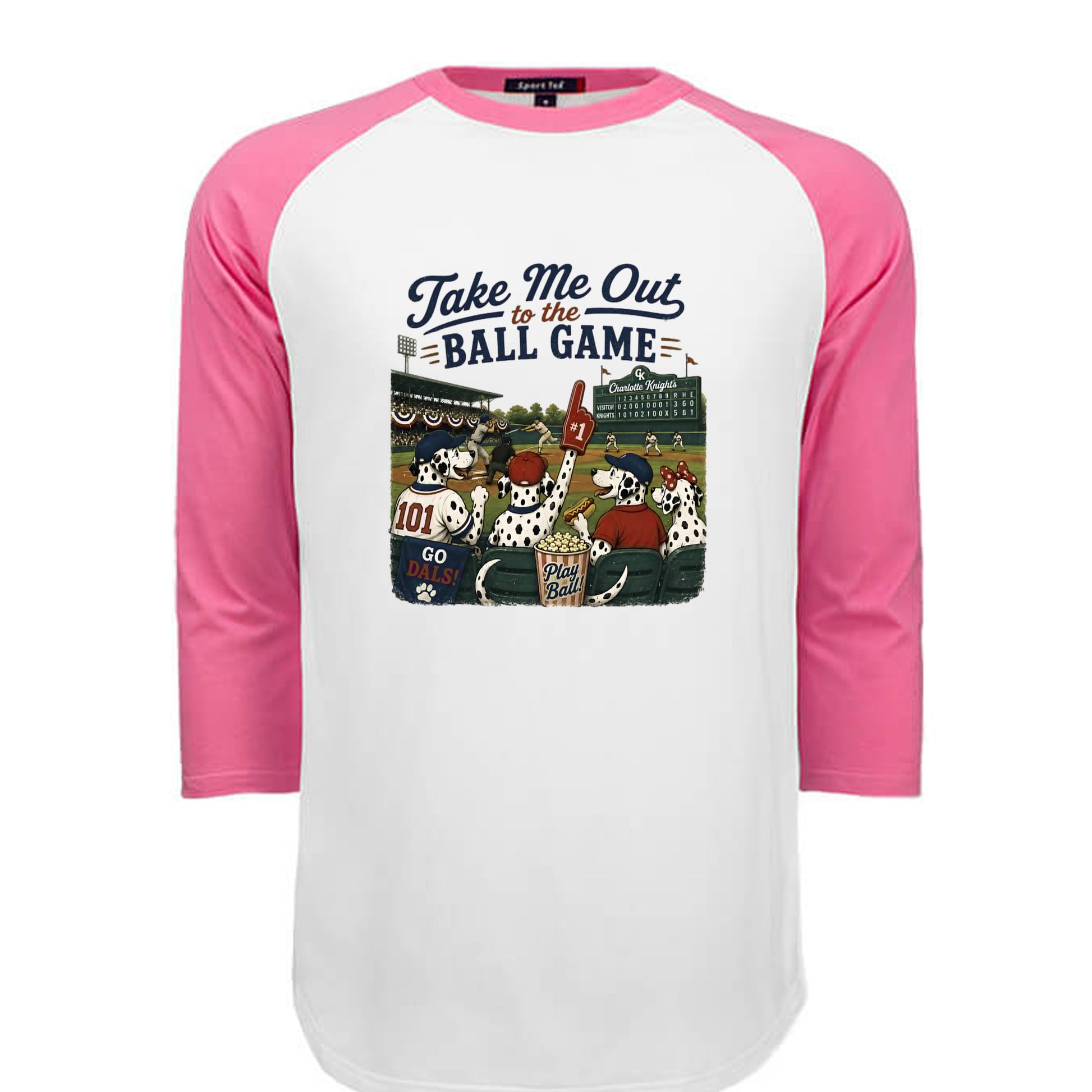 WHITE / BRIGHT PINK - T200 - FRONT