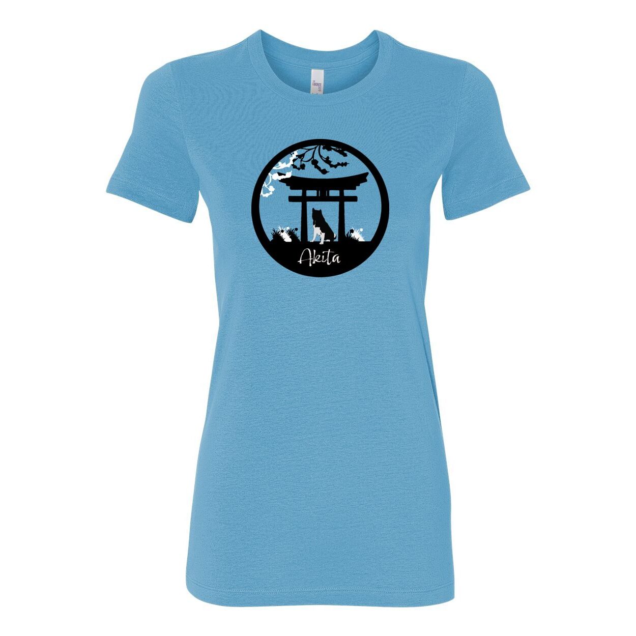 Black & White Breed Front Design Women's The Favorite Tee - WagALotBowWow