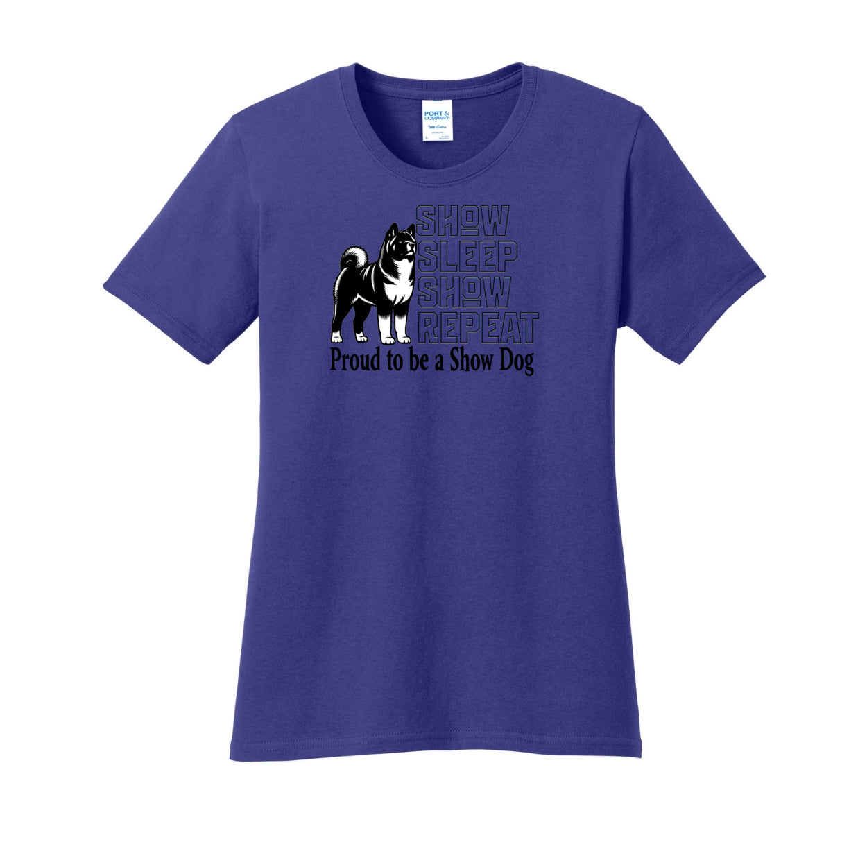 Show Repeat Port & Co™ LPC54 Women's Core Cotton Tee