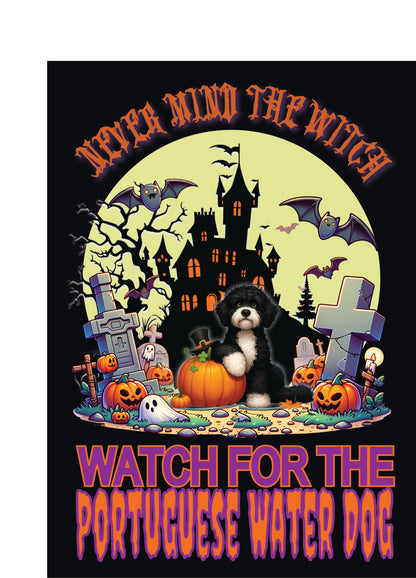 Halloween Working Dog Breeds Garden Flag - WagALotBowWow