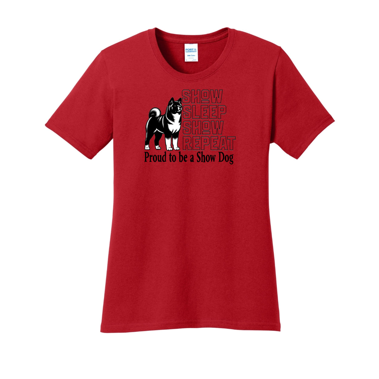 Show Repeat Port & Co™ LPC54 Women's Core Cotton Tee