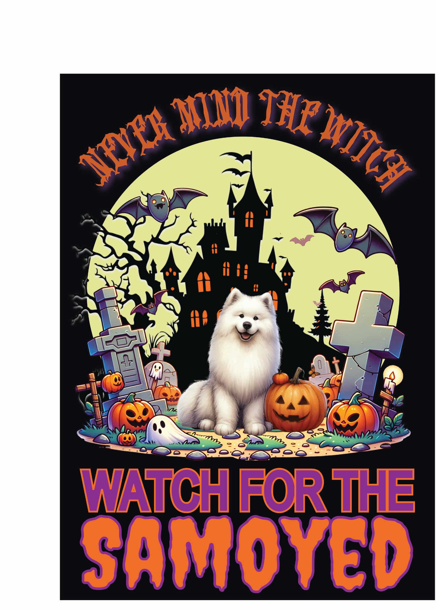 Halloween Working Dog Breeds Garden Flag - WagALotBowWow