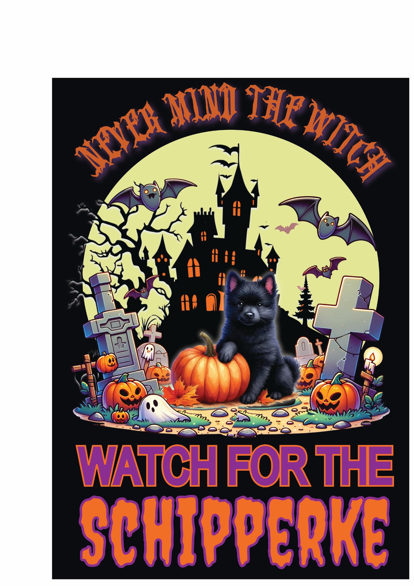 Halloween Non-Sporting Breed Garden Flags - WagALotBowWow