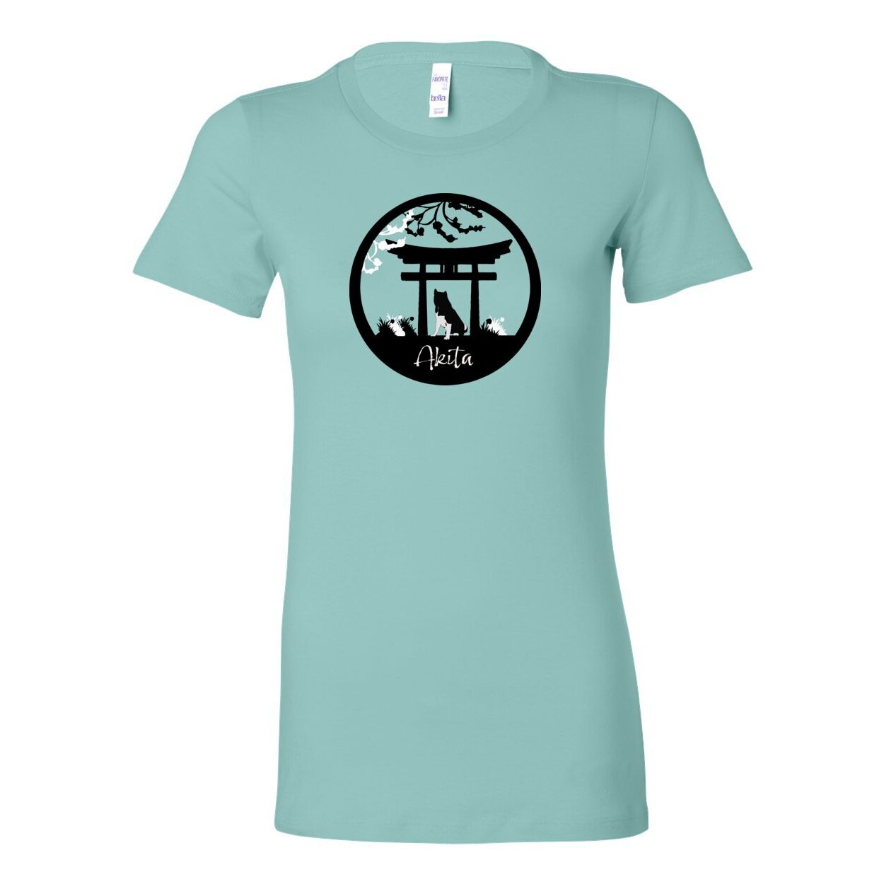 Black & White Breed Front Design Women's The Favorite Tee - WagALotBowWow