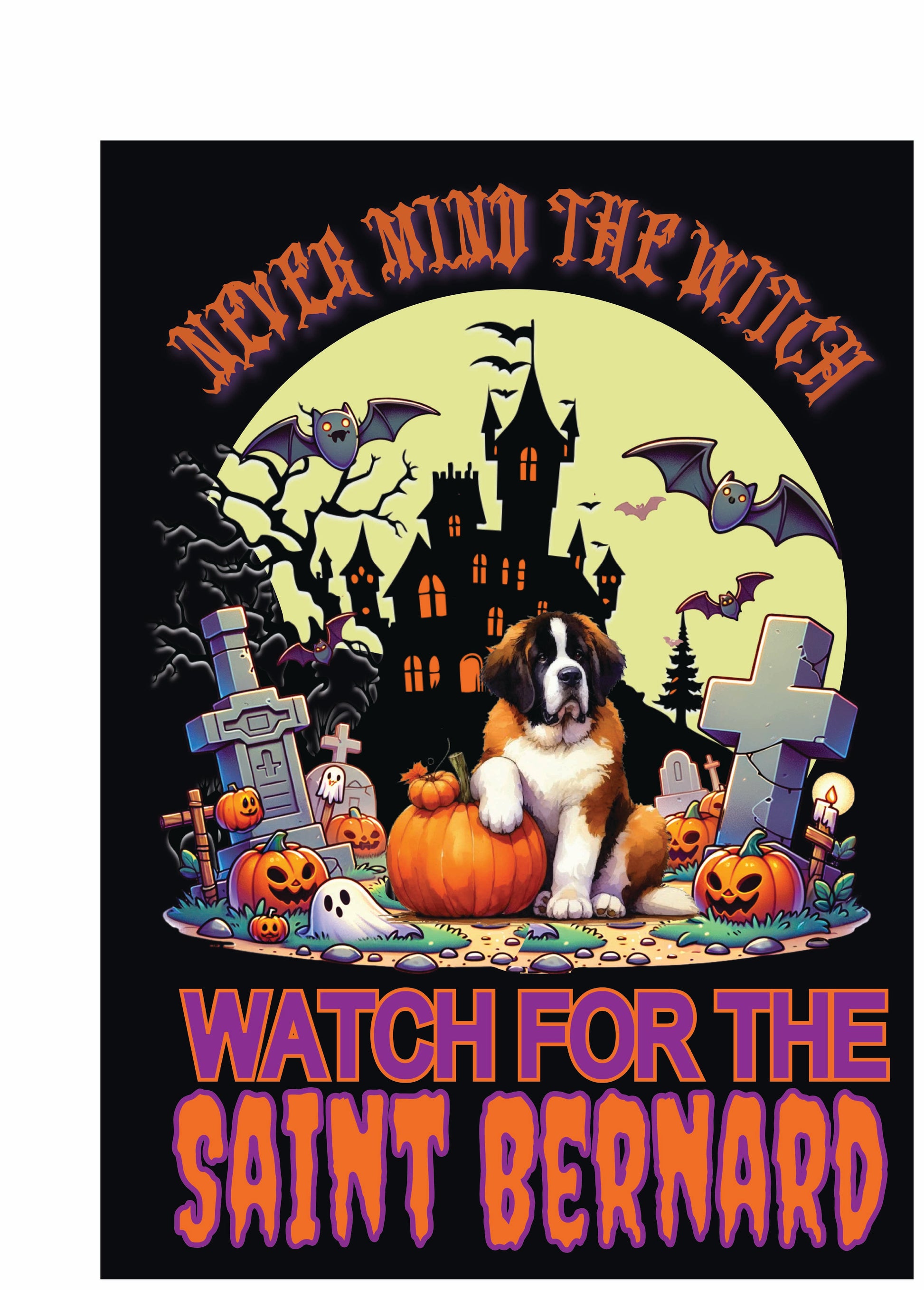 Halloween Working Dog Breeds Garden Flag - WagALotBowWow