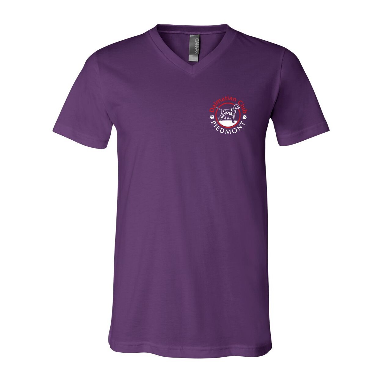 Dalmatian Club Unisex Short Sleeve V-Neck Jersey Tee