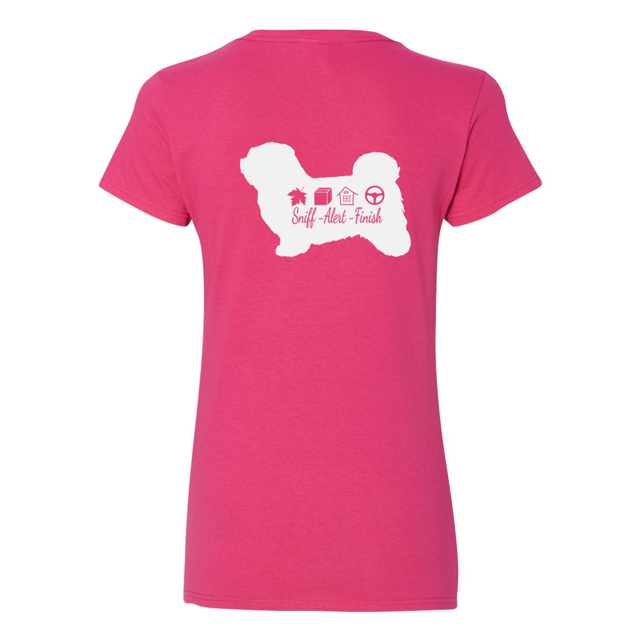 Havanese Scent F/B Women's V-Neck T-Shirt - WagALotBowWow