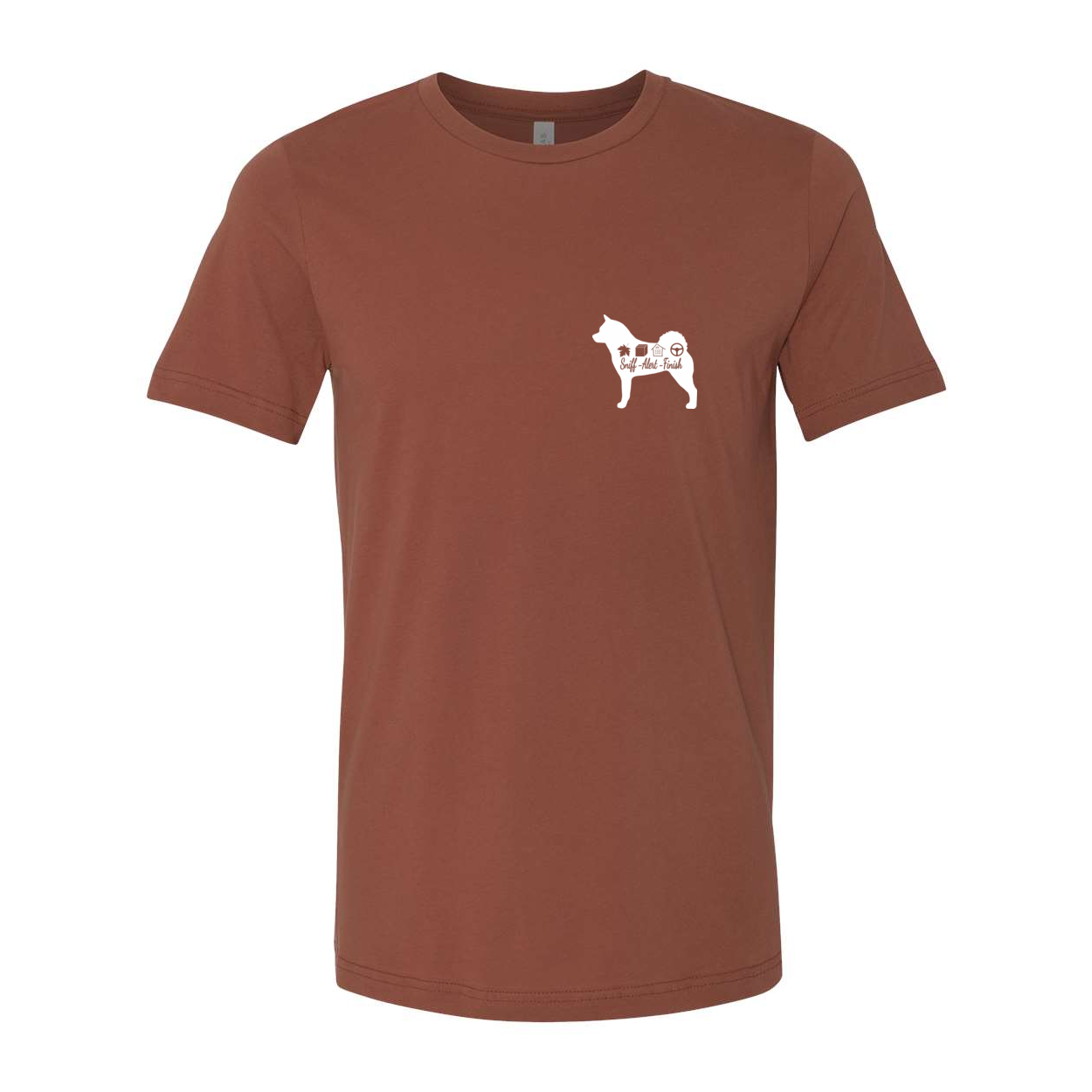 Akita Scent Sniff F/B Unisex SS Jersey Tee - WagALotBowWow