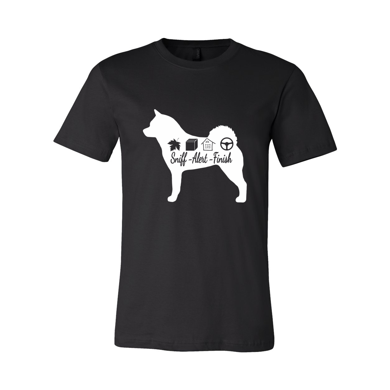 Akita Scent Sniff Unisex SS Jersey Tee - WagALotBowWow