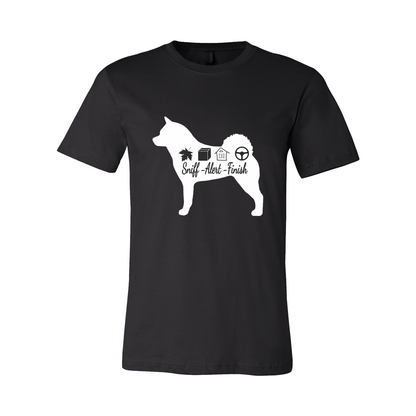 Akita Scent Sniff Unisex SS Jersey Tee - WagALotBowWow