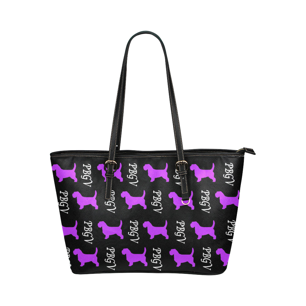 PBGV Leather Tote - WagALotBowWow