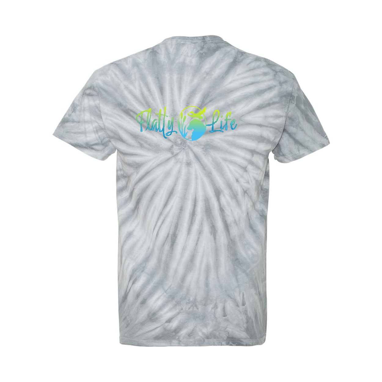 Flatty Life Front/Back Pinwheel SS T-Shirt - WagALotBowWow