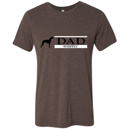 Whippet Dad Unisex Triblend Short Sleeve Tee - WagALotBowWow
