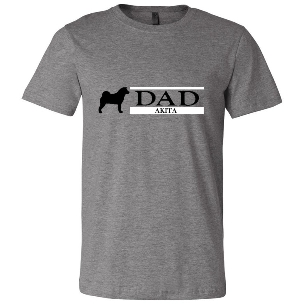 Akita Dad Unisex Short Sleeve Jersey Tee - WagALotBowWow
