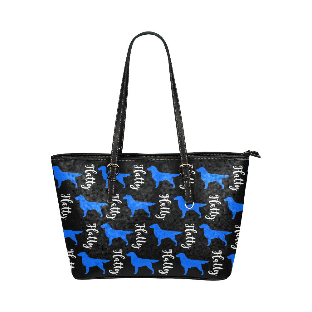Flatty Leather Tote - WagALotBowWow
