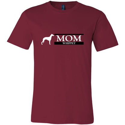 Whippet Mom White Unisex Short Sleeve Jersey Tee - WagALotBowWow