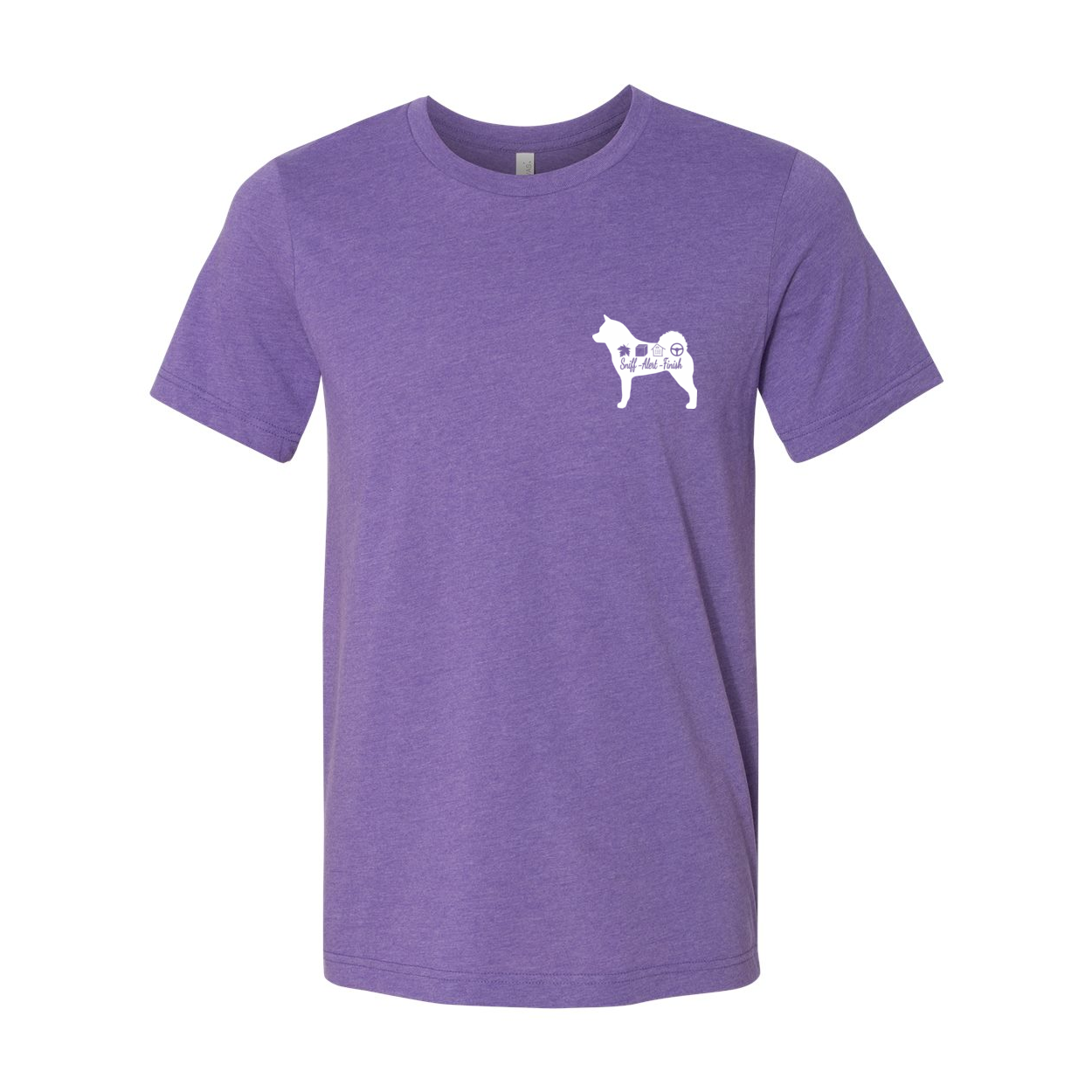 Akita Scent Sniff F/B Unisex SS Jersey Tee - WagALotBowWow
