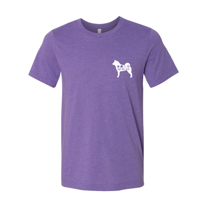 Akita Scent Sniff F/B Unisex SS Jersey Tee - WagALotBowWow