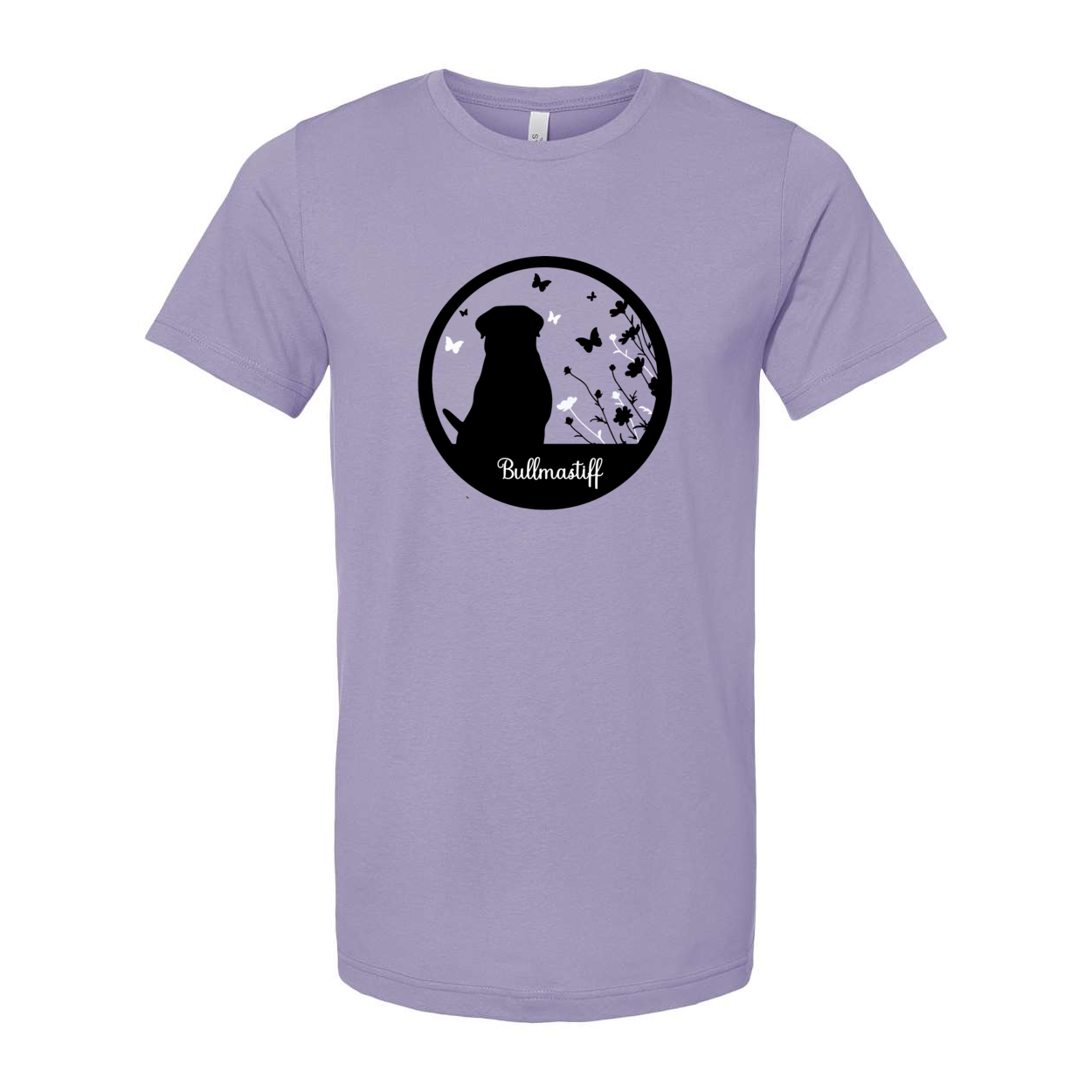 Bullmastiff Flowers Unisex SS S,M,L,XL - WagALotBowWow
