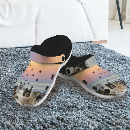 Custom Fleece lined Foam Clogs For Adults - WagALotBowWow