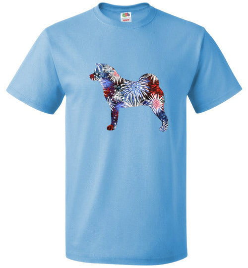 Akita Patriotic Youth Short Sleeve Shirt - WagALotBowWow