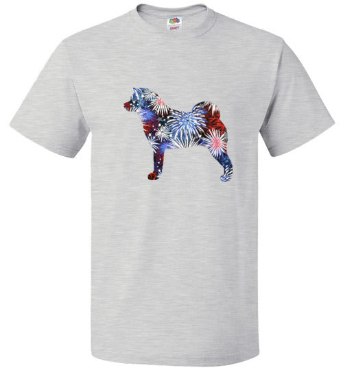 Akita Patriotic Youth Short Sleeve Shirt - WagALotBowWow