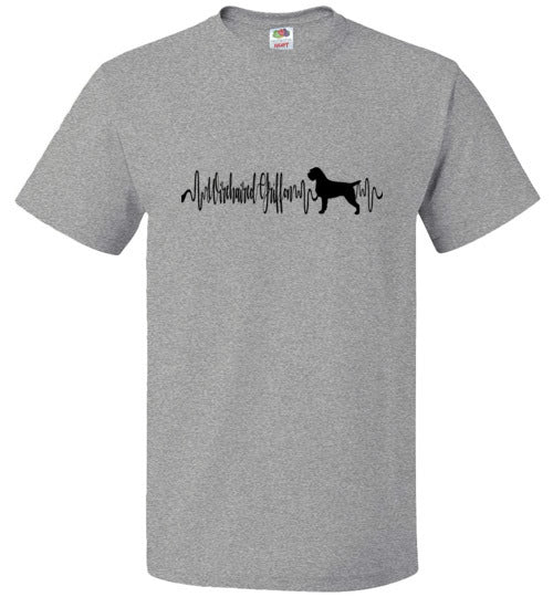 WiredHair Griffon Unisex Short Sleeve Shirt Black - WagALotBowWow
