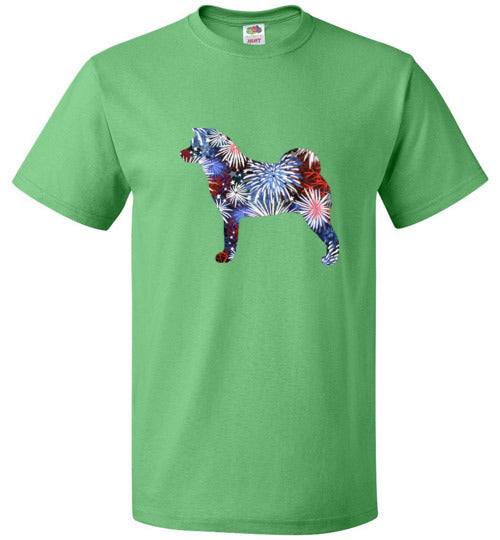 Akita Patriotic Youth Short Sleeve Shirt - WagALotBowWow