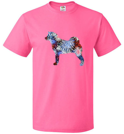 Akita Patriotic Youth Short Sleeve Shirt - WagALotBowWow