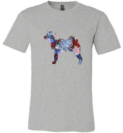 Akita Patriotic Youth Short Sleeve Shirt - WagALotBowWow