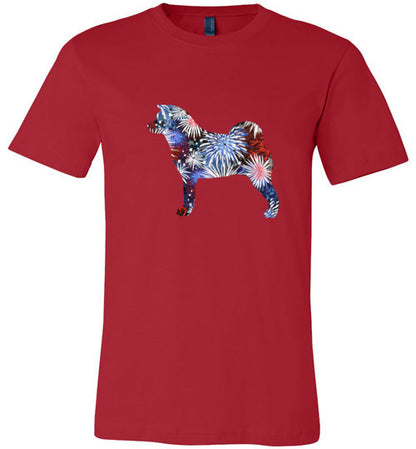 Akita Patriotic Youth Short Sleeve Shirt - WagALotBowWow