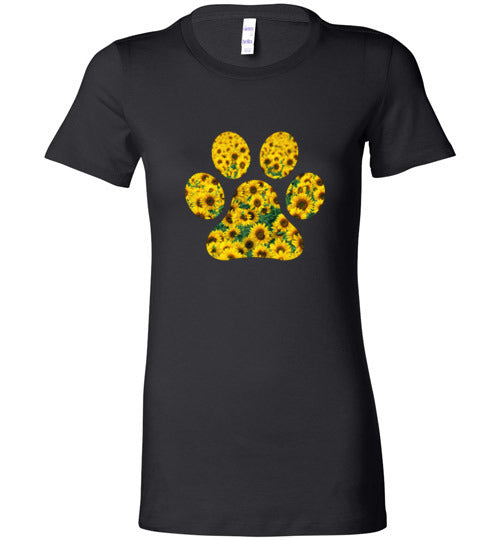 Paw Sunflower Shirt - WagALotBowWow