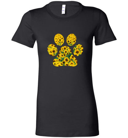 Paw Sunflower Shirt - WagALotBowWow
