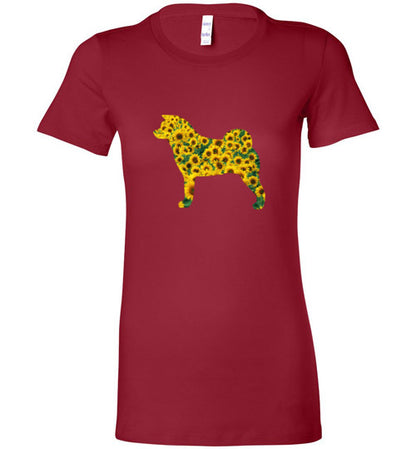 Akita Sunflower - WagALotBowWow