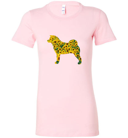 Akita Sunflower - WagALotBowWow