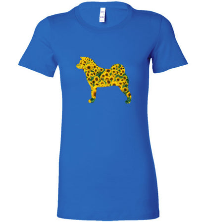 Akita Sunflower - WagALotBowWow