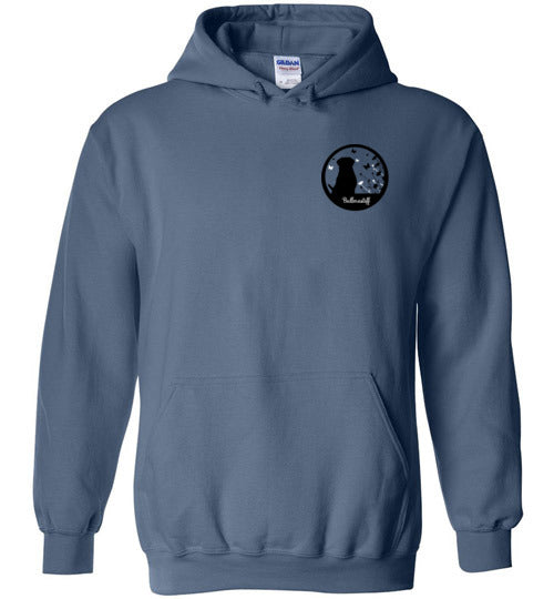 Bullmastiff Flowers Gildan Heavy Blend Hoodie S,M,L,XL - WagALotBowWow
