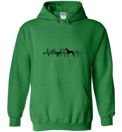 Whippet Heartbeat Long Sleeve & Hoodie Unisex - WagALotBowWow