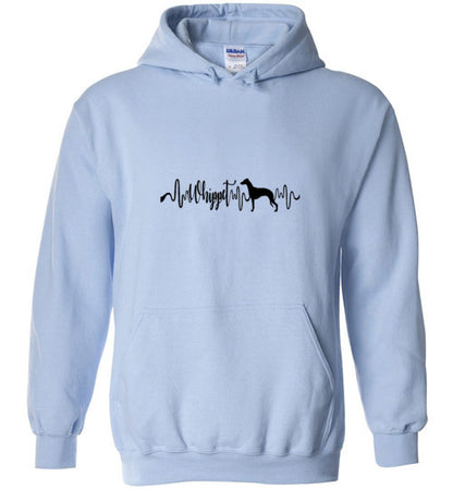 Whippet Heartbeat Long Sleeve & Hoodie Unisex - WagALotBowWow
