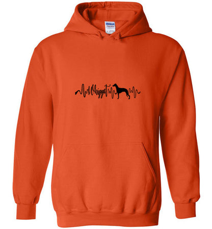 Whippet Heartbeat Long Sleeve & Hoodie Unisex - WagALotBowWow